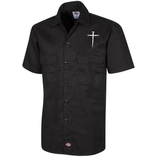 3 Nail Cross - Dickies Men's Short Sleeve Workshirt