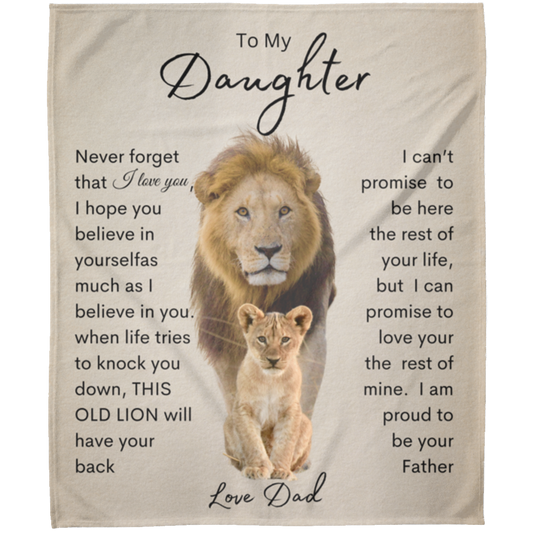 Fleece Lion and Cub | Father to Daughter