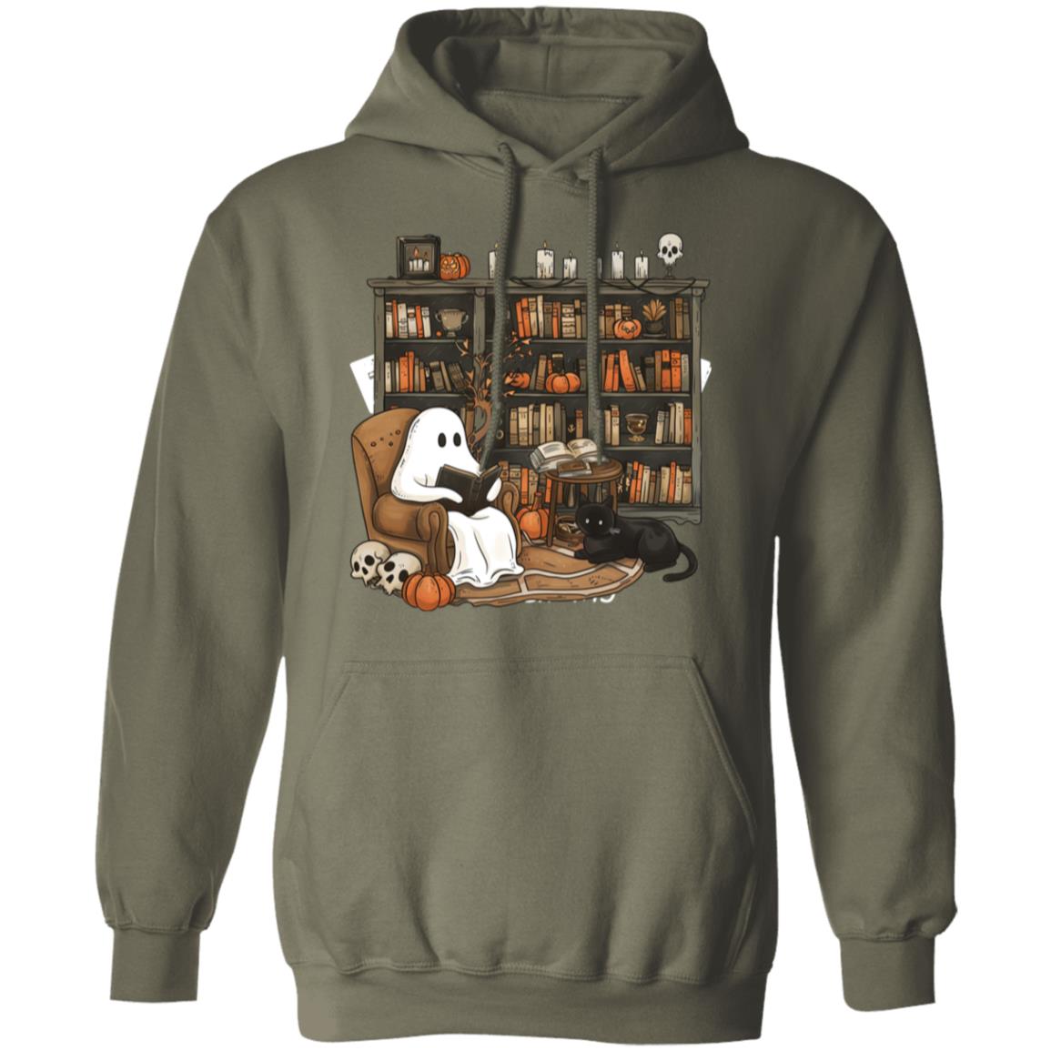 Ghost Library Pullover Hoodie