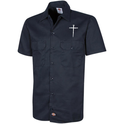 3 Nail Cross - Dickies Men's Short Sleeve Workshirt