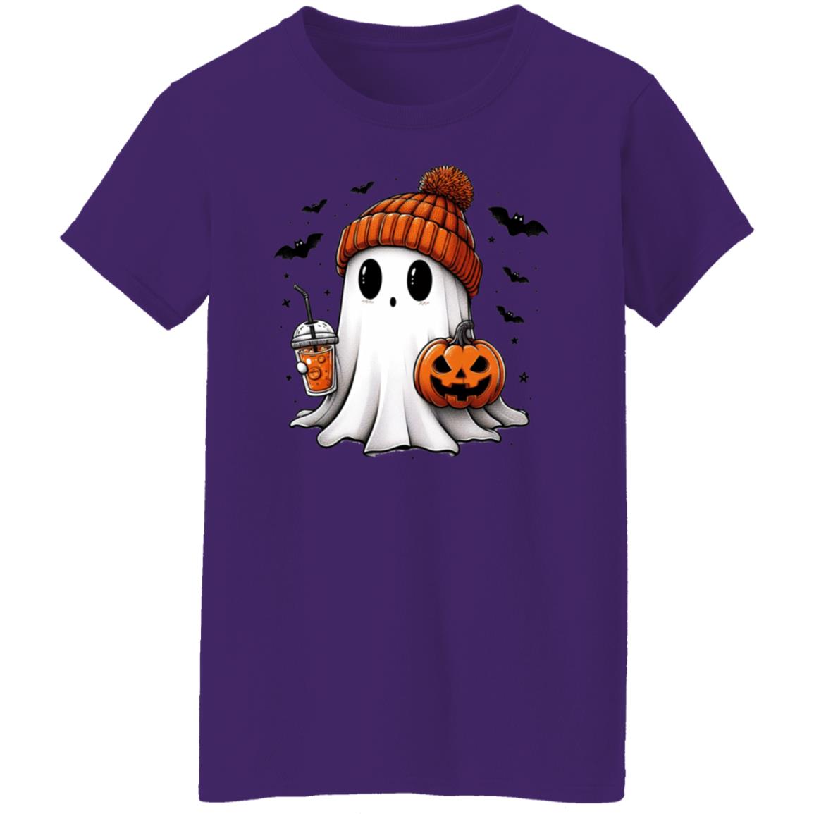 Adorable  Ghost Ladies'  T-Shirt