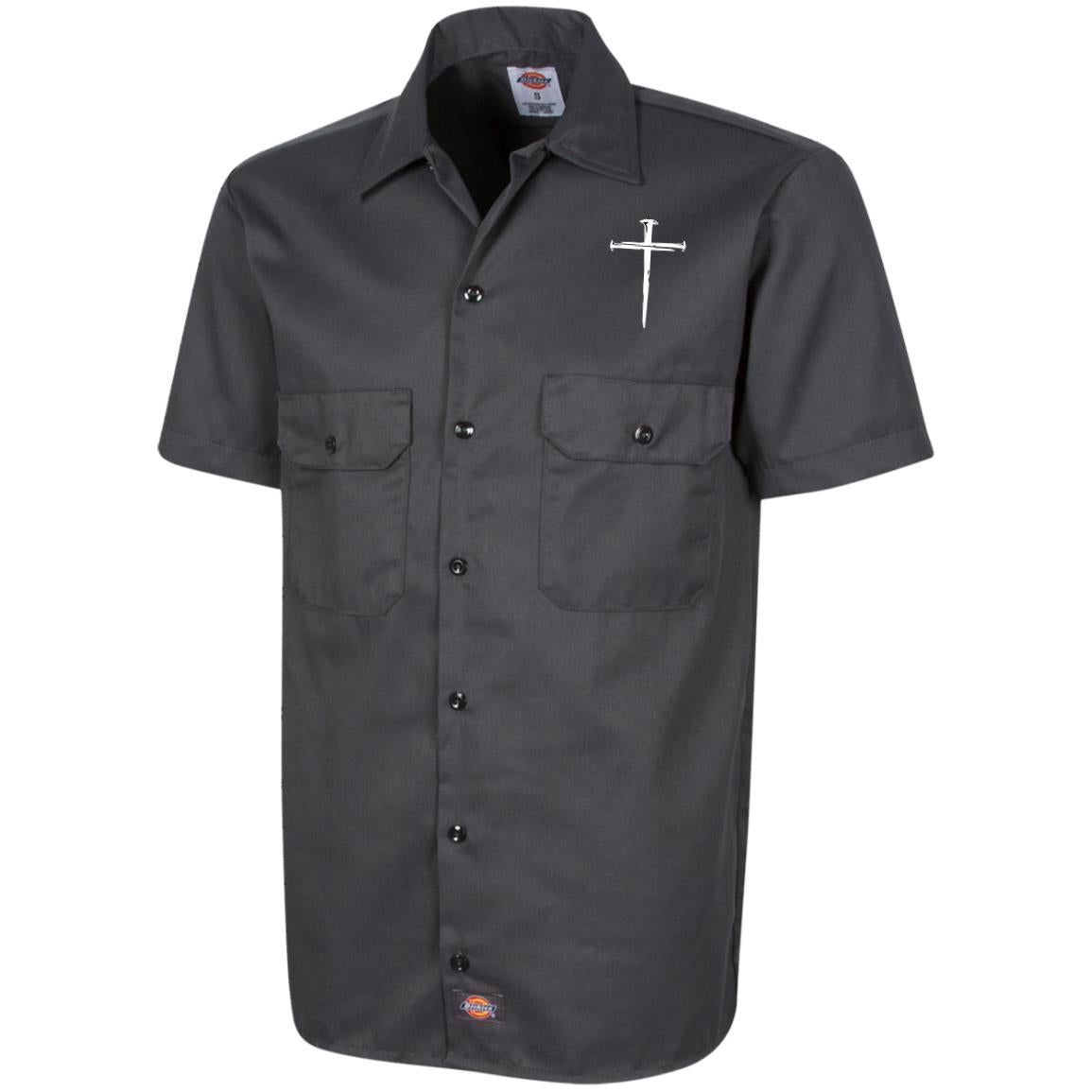 3 Nail Cross - Dickies Men's Short Sleeve Workshirt