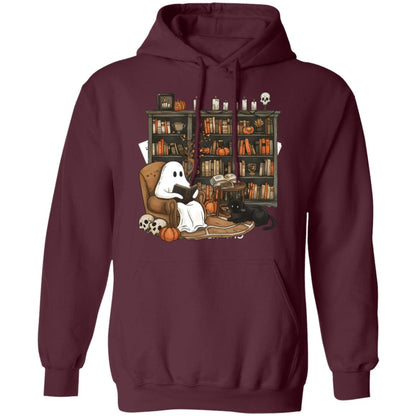 Ghost Library Pullover Hoodie