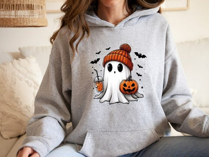 Adorable Ghost Pullover Hoodie