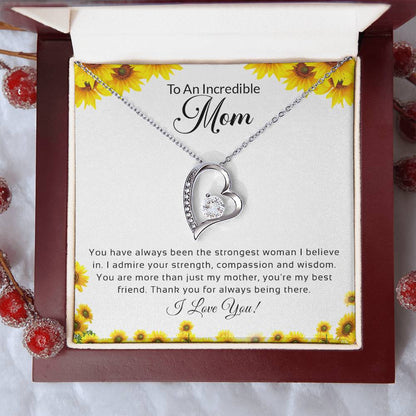 Forever Love Necklace, To An Incredible Mom | I Love You