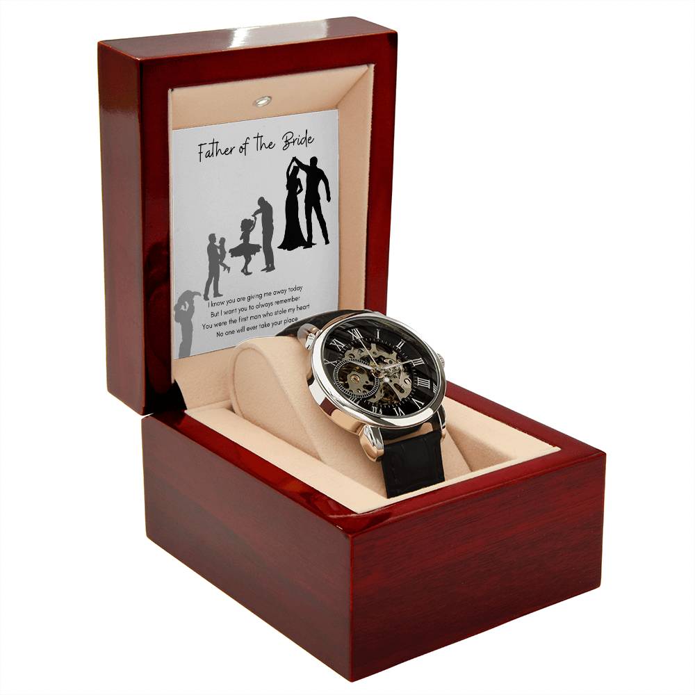 Openwork Watch, The Perfect Gift  for the Father of the Bride