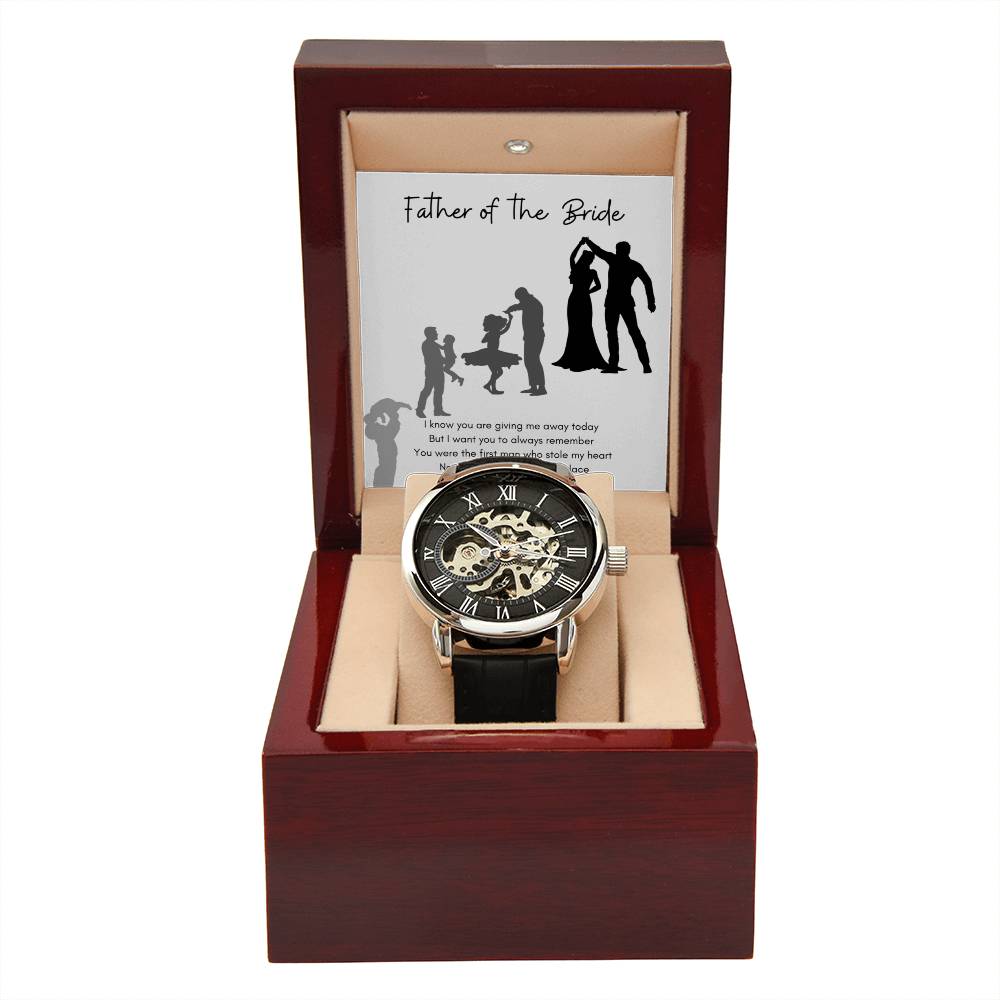 Openwork Watch, The Perfect Gift  for the Father of the Bride