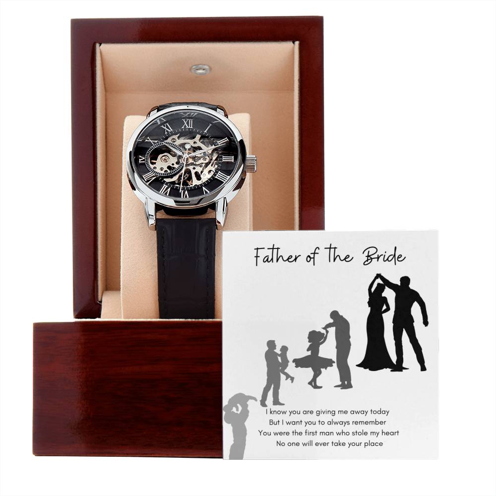 Openwork Watch, The Perfect Gift  for the Father of the Bride