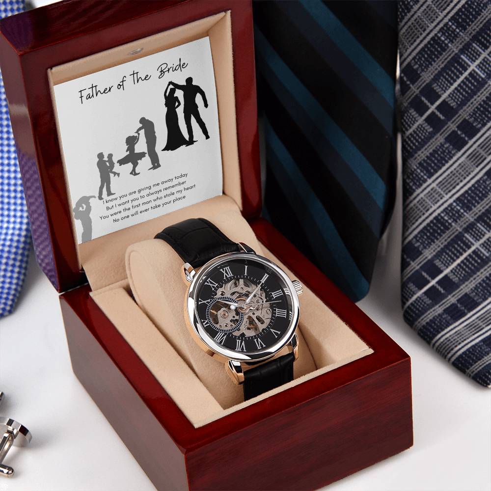 Openwork Watch, The Perfect Gift  for the Father of the Bride