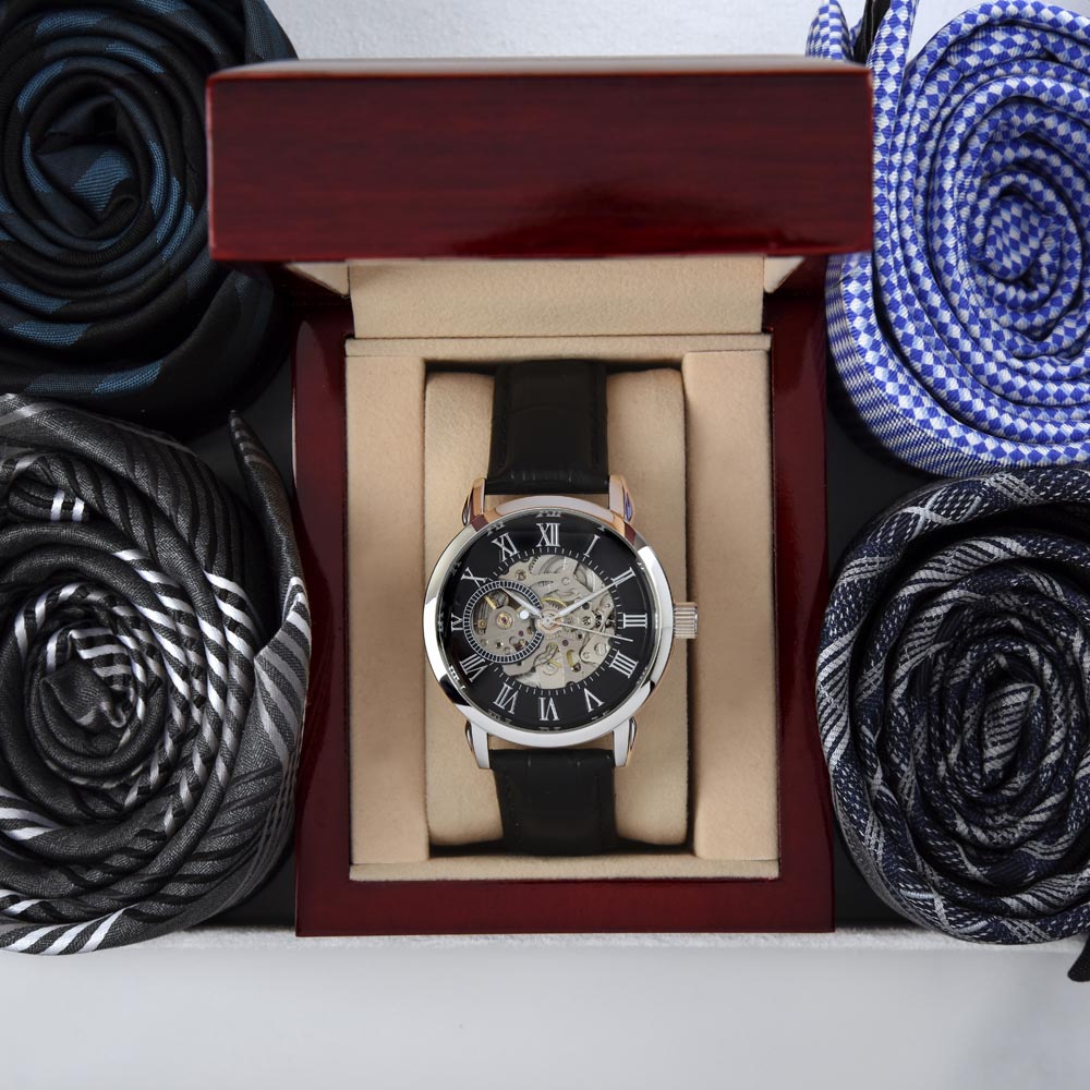 Openwork Watch, The Perfect Gift  for the Father of the Bride