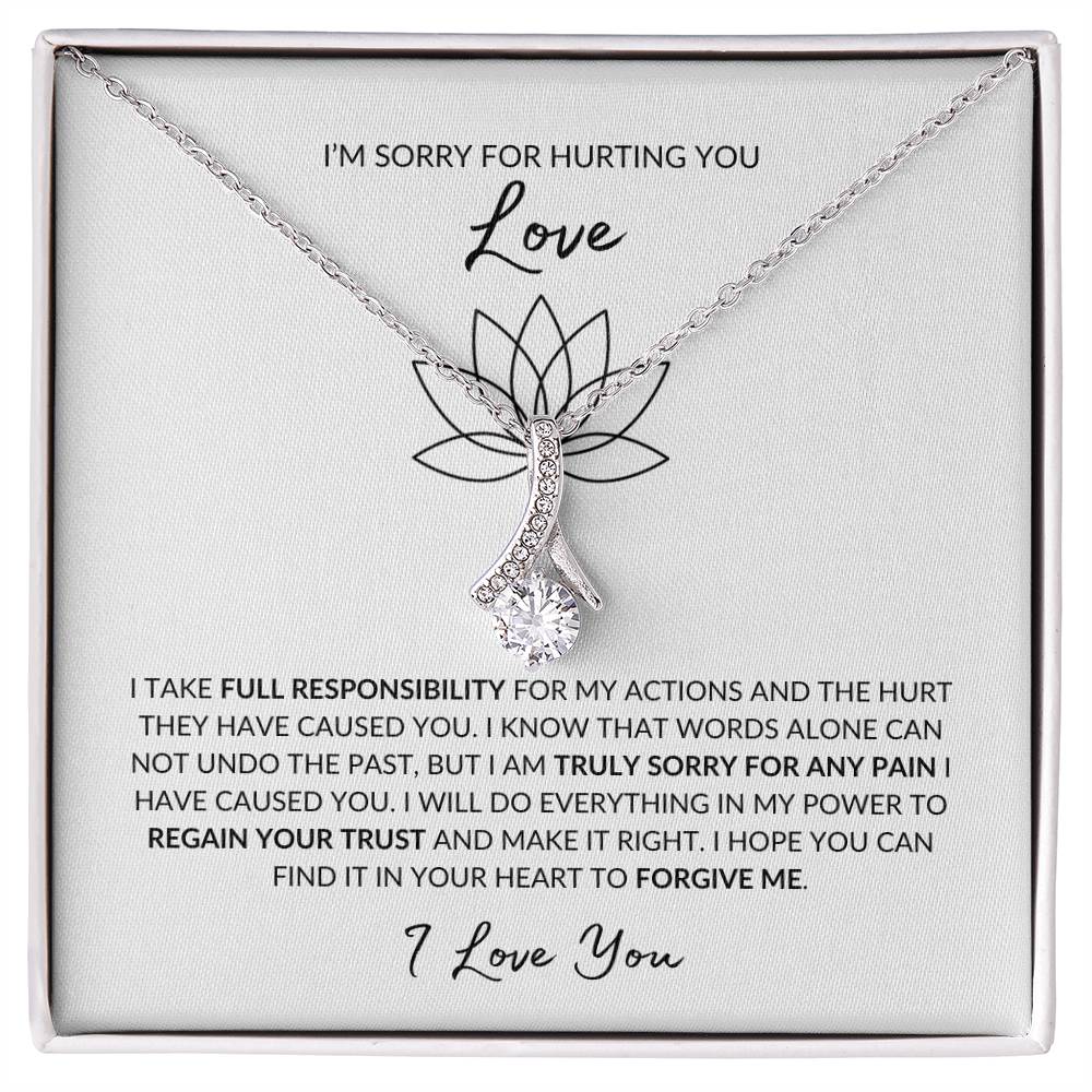 ALLURING BEAUTY NECKLACE |I'M SORRY LOVE