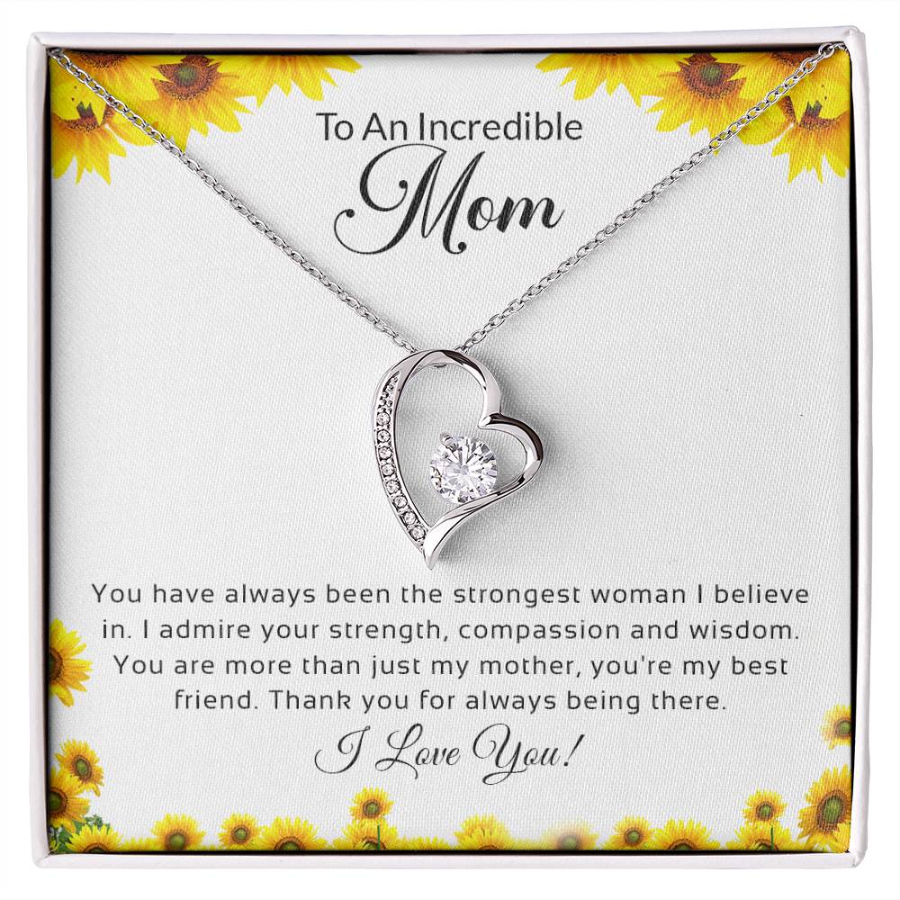 Forever Love Necklace, To An Incredible Mom | I Love You