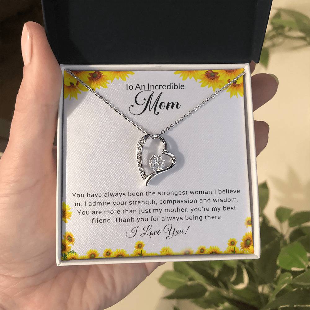 Forever Love Necklace, To An Incredible Mom | I Love You