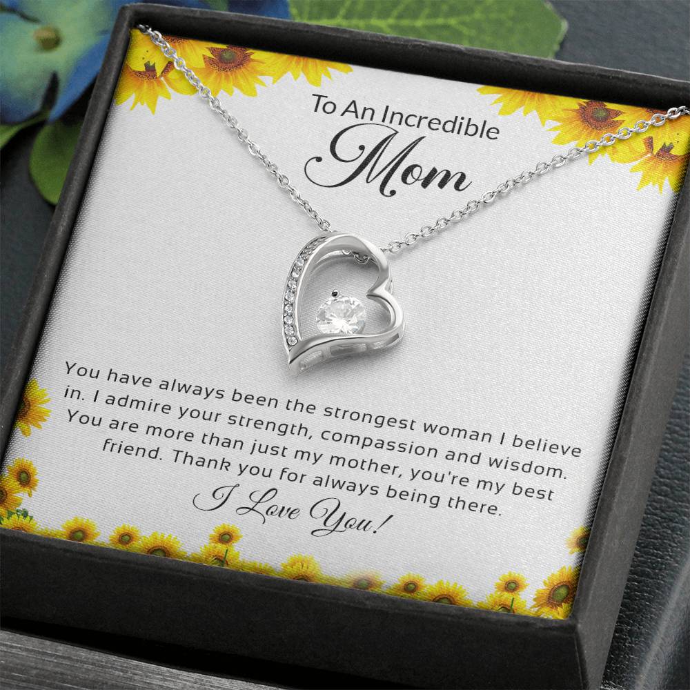 Forever Love Necklace, To An Incredible Mom | I Love You