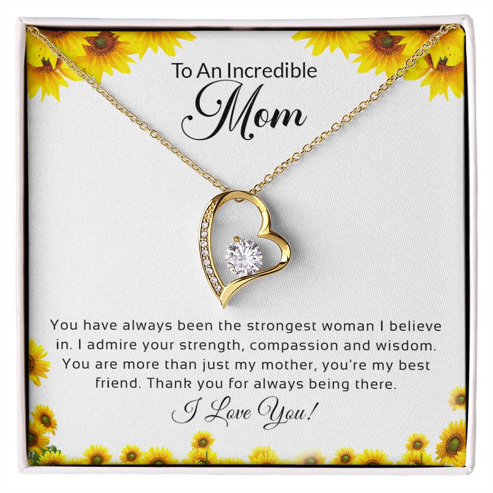 Forever Love Necklace, To An Incredible Mom | I Love You