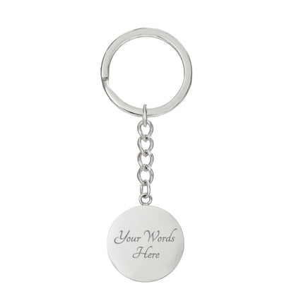 Don't Do Stupid Sh...Love Mom | Circle Key Chain