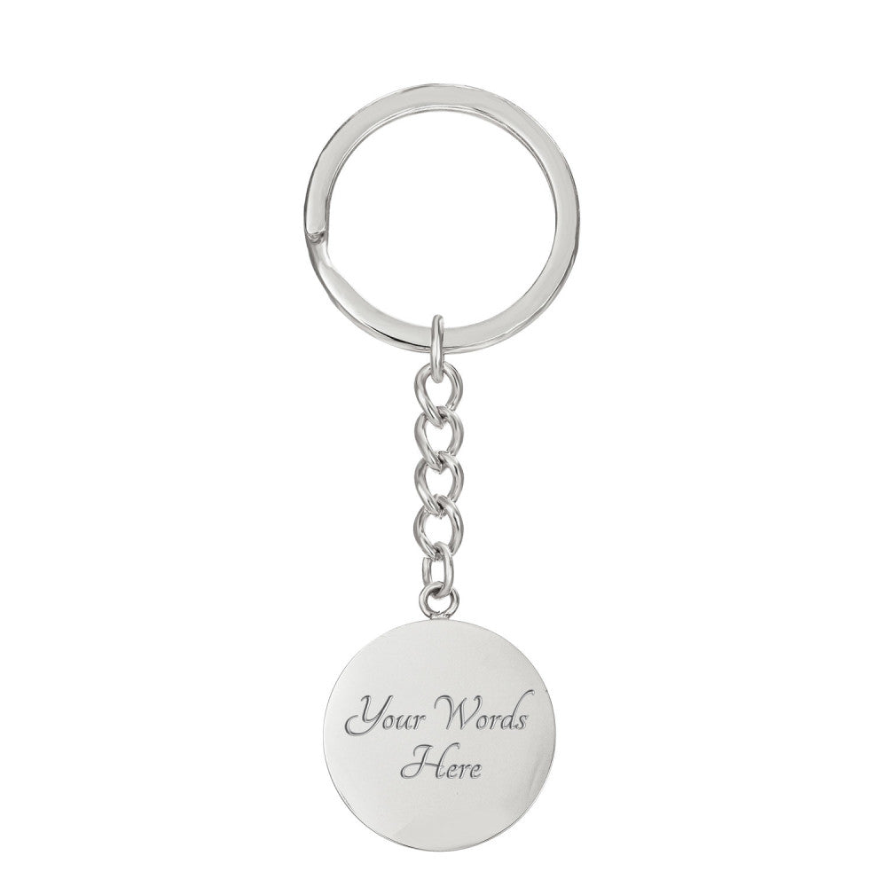 Don't Do Stupid Sh...Love Mom & Dad | Circle Key Chain